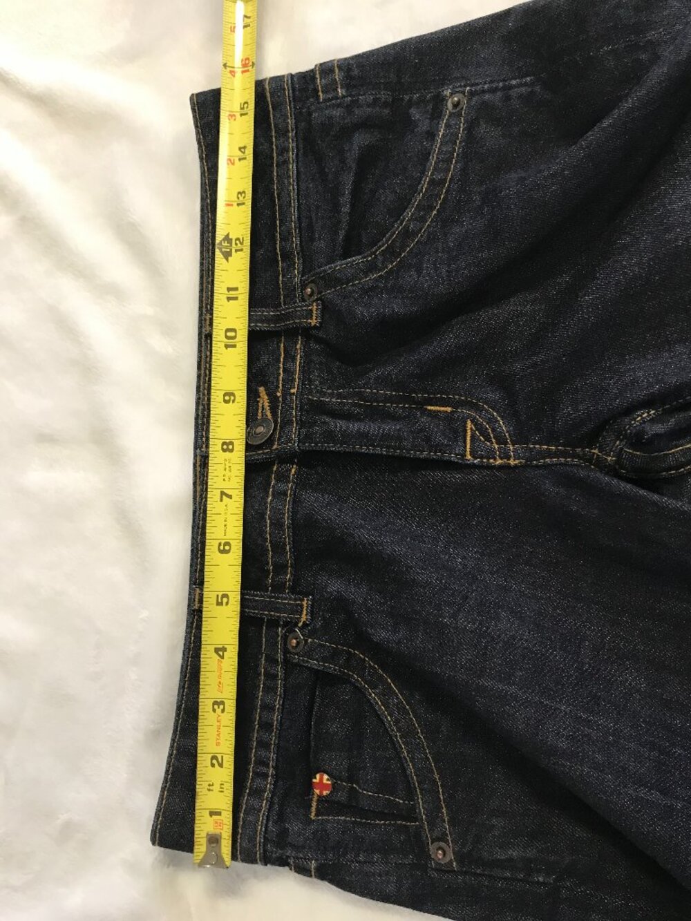 Hudson Jeans Petite Bootcut Dark Wash Stretch Denim Mid Rise 27 - Picture 8 of 12
